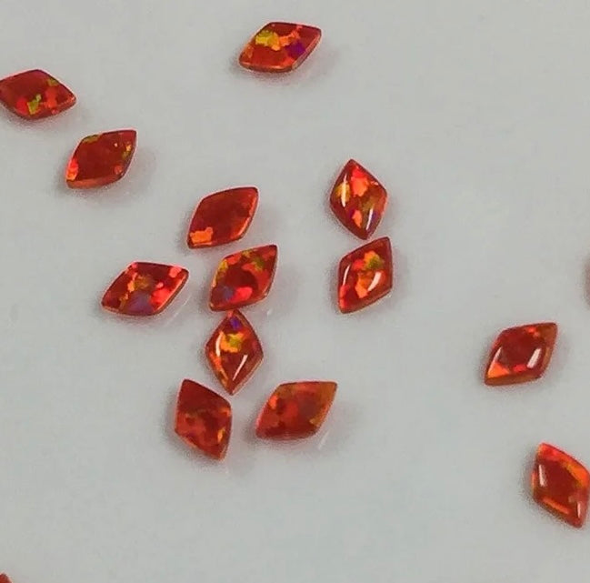 Ruby Diamond Opal size 2x3mm Color OP45