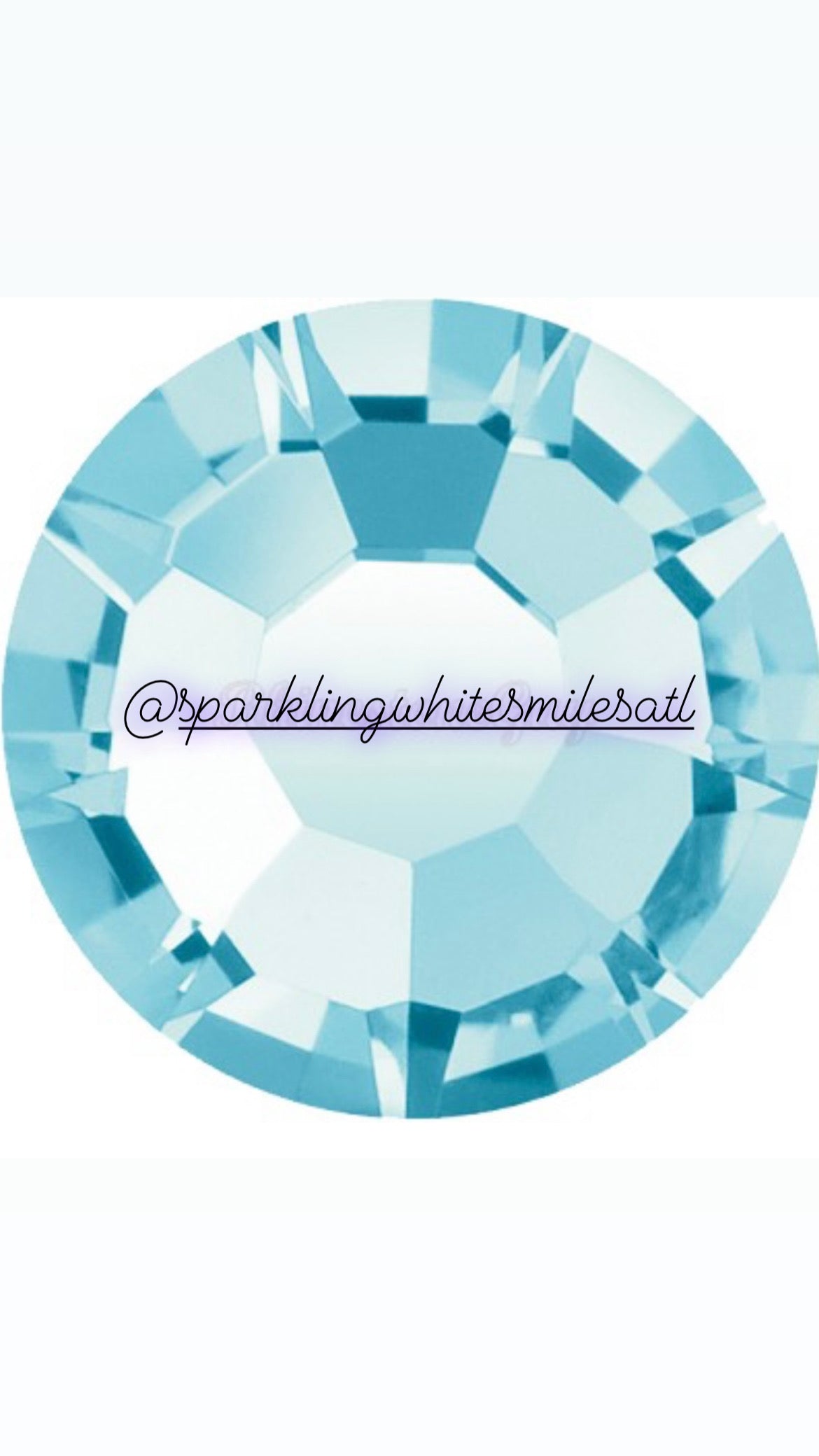 Preciosa Flat Back Round Crystal Aqua - Maxima (Packs of 50)