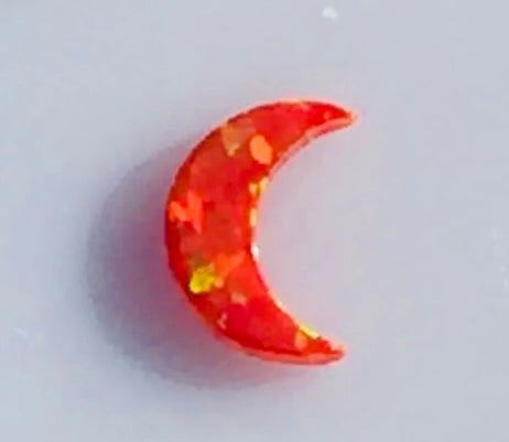 Ruby Opal Moon Moon size 3.76x5.1mm Color OP45