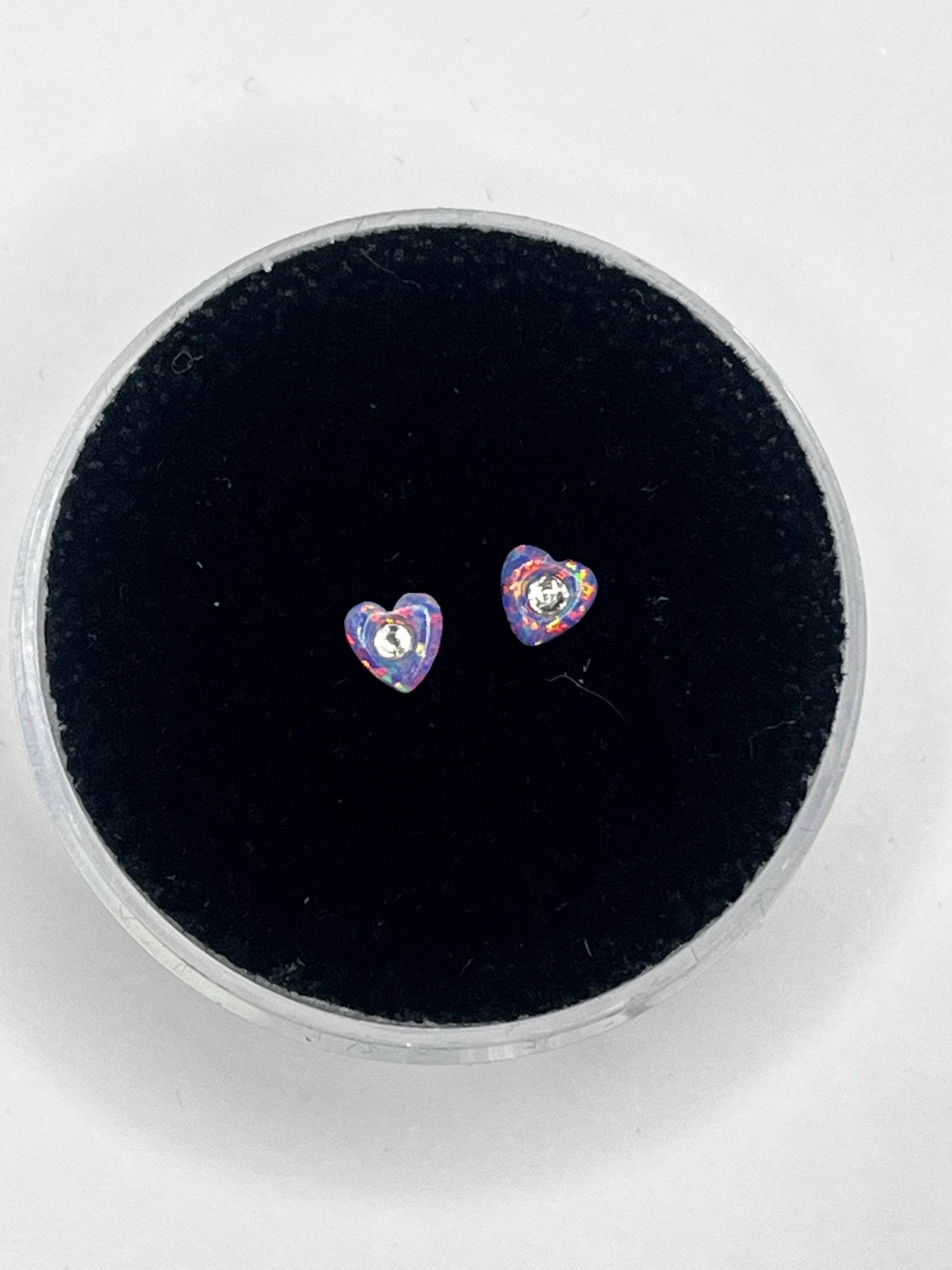 Unicorn Hearts with CZ stone