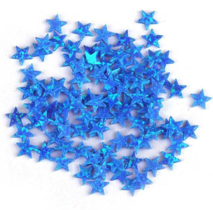 Deep Sea Opal blue stars Color OP05