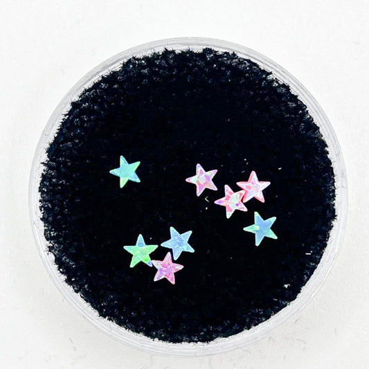 Opal iridescence stars